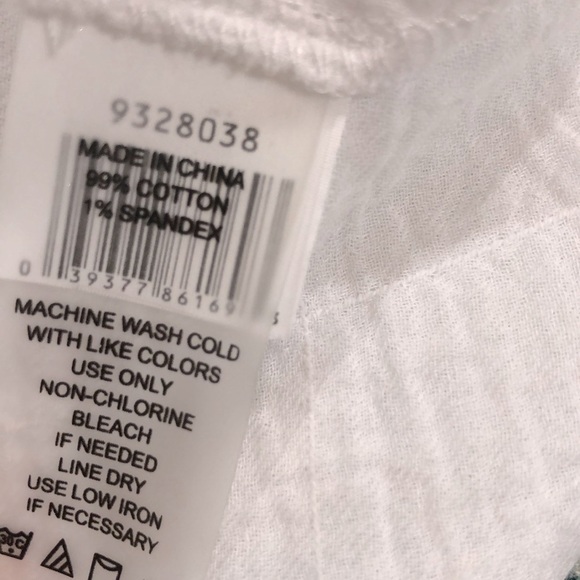 Vince Camuto size large white cotton top - Picture 5 of 5